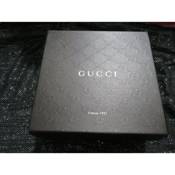 Gucci Blue Wide Big Buckled Leather Belt Sapphire Cobalt 75.30 - Picture 6 of 9